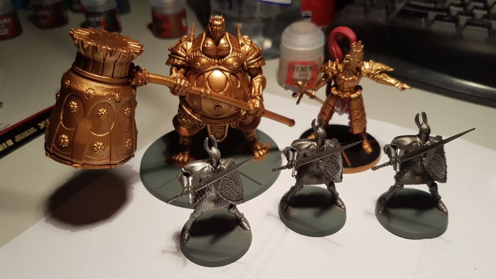 First models painted