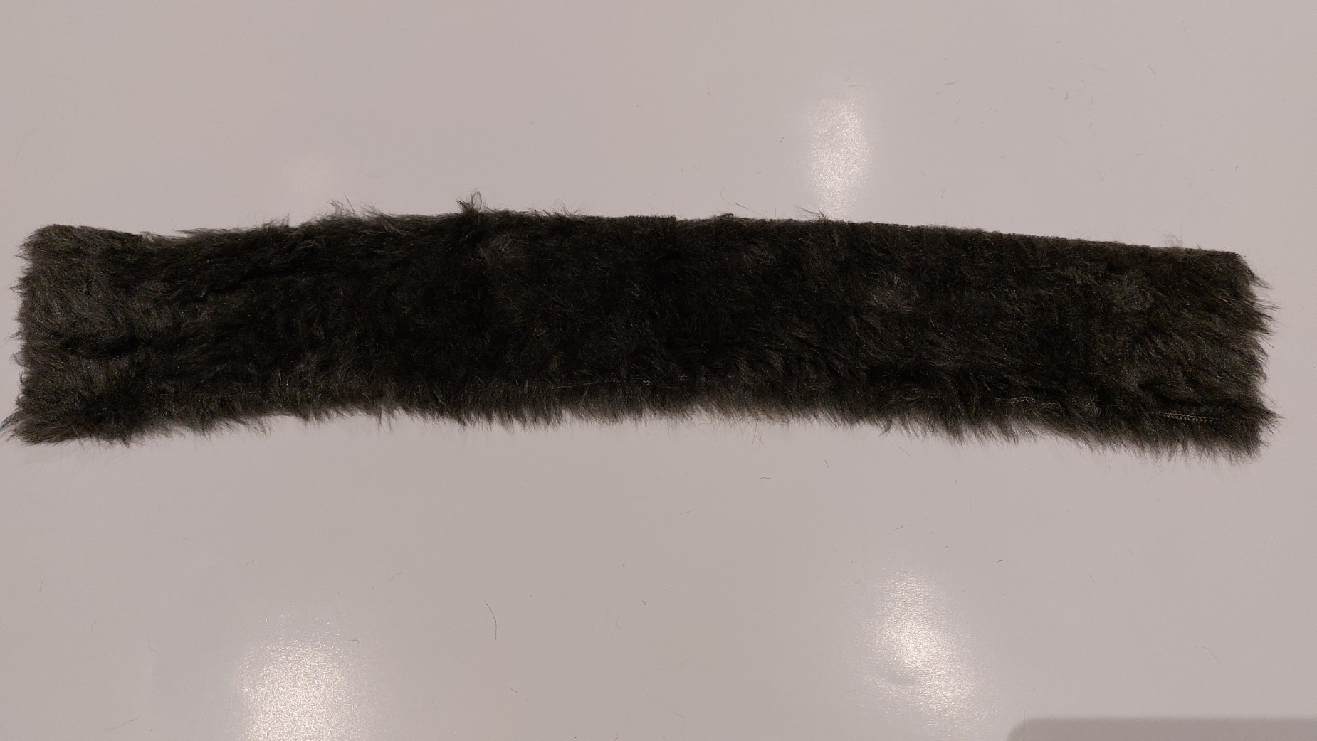 Grey fur for the boot topper