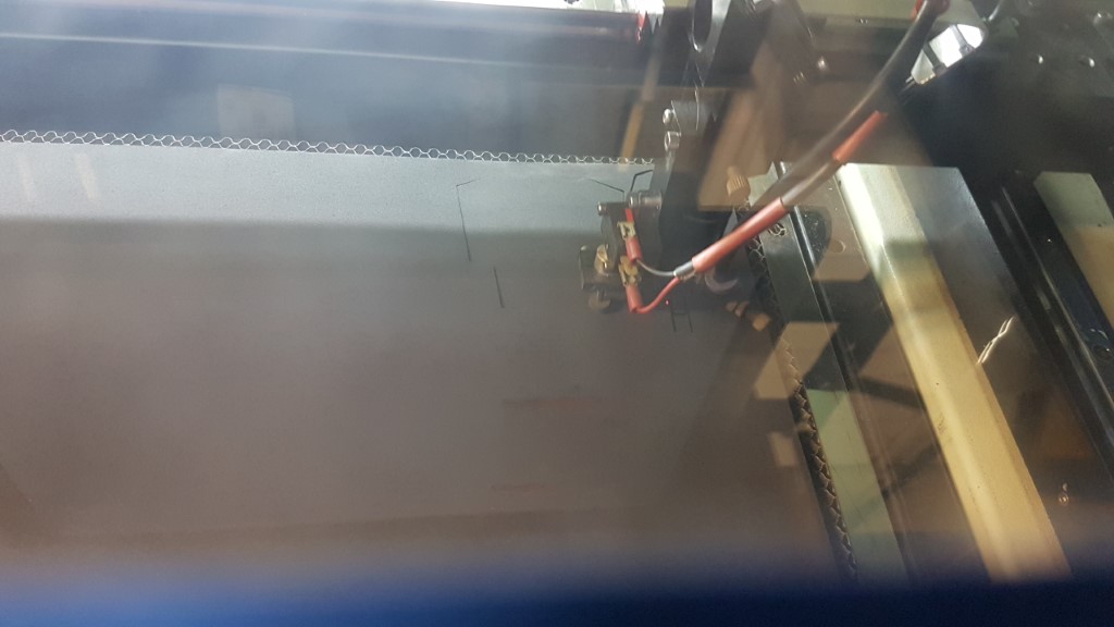 Thick pieces laser cutting