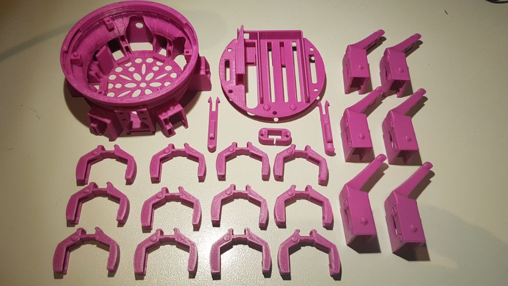 All the printed parts