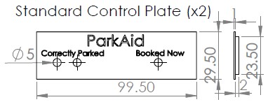 Standard control plate