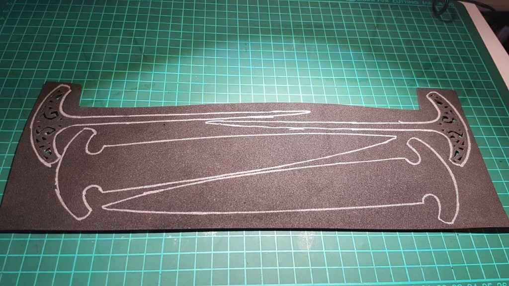 2mm piece patterned with details already cut